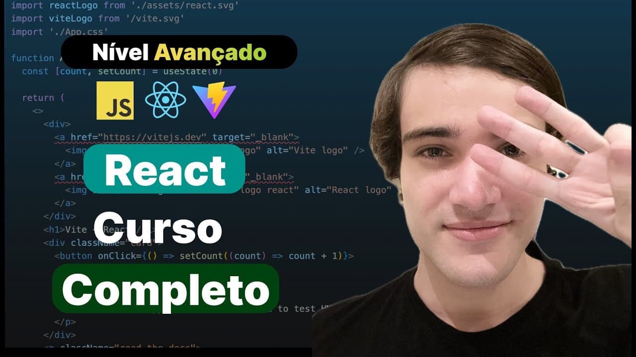 thumbnail do vídeo Seja Pro No React do canal Garoto de Programa